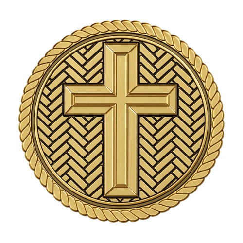 Cross Herringbone Medallion