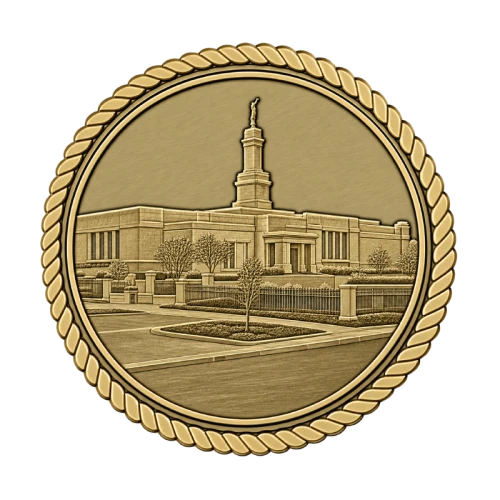 LDS Small Temple V.2 Medallion