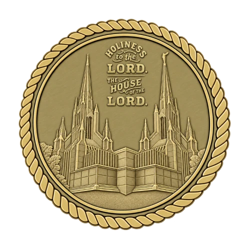 LDS Temple San Diego Medallion
