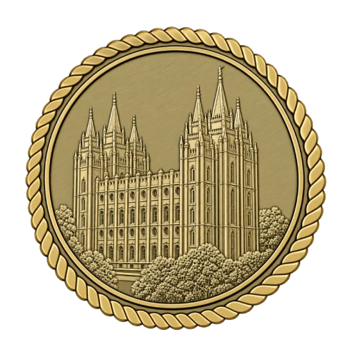 LDS Temple SLC Medallion
