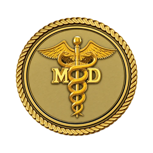 Caduceus Medallion
