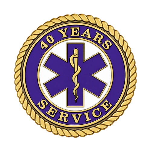 Medical 40 Years Medallion
