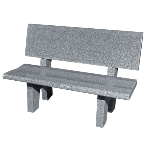 super-gray-Granite-Backed-Bench