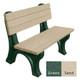 Deluxe Bench 4 Ft. Engraved Recycled Plastic Bench