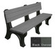 Deluxe Bench 6 Foot Recycled Engravable Plastic Bench