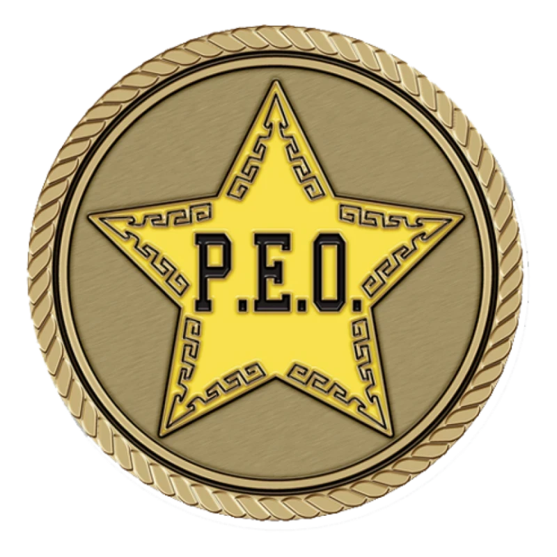 P.E.O. Medallion