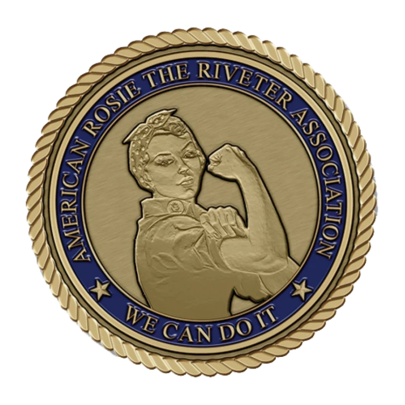 Rosie the Riveter Medallion (Sculpted)