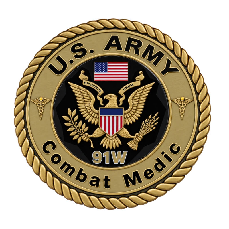 Army Combat Medic Medallion