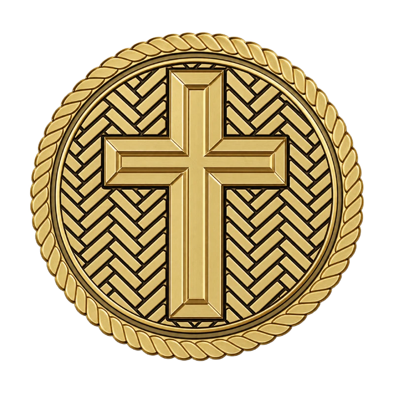 Cross Herringbone Medallion
