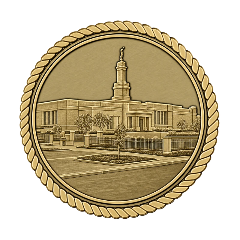 LDS Small Temple V.2 Medallion