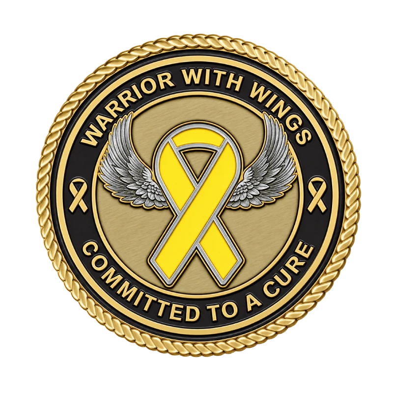 Childhood Cancer Medallion
