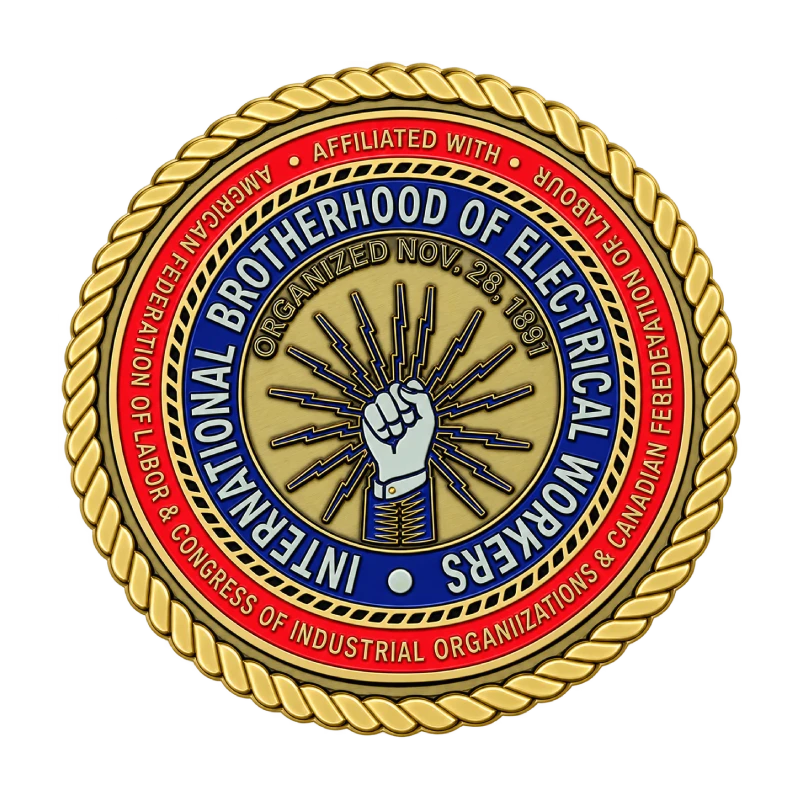 Electrical Workers Medallion