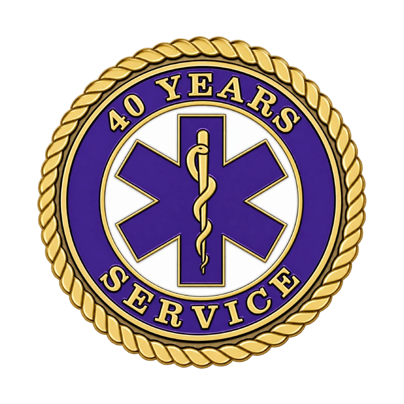 Medical 40 Years Medallion
