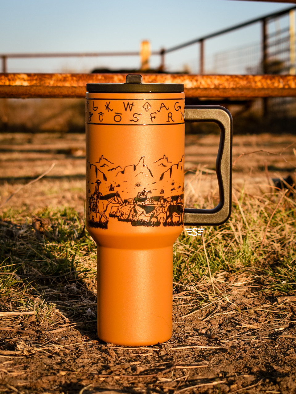 Cattle Drive 40oz Tumbler - Flying S Company