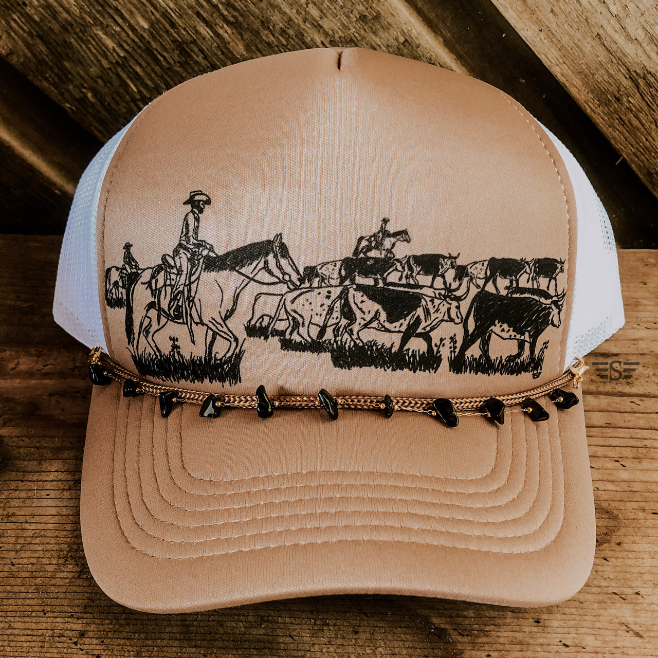 Cattle Drive Trucker Cap - Flying S Company display picture 1