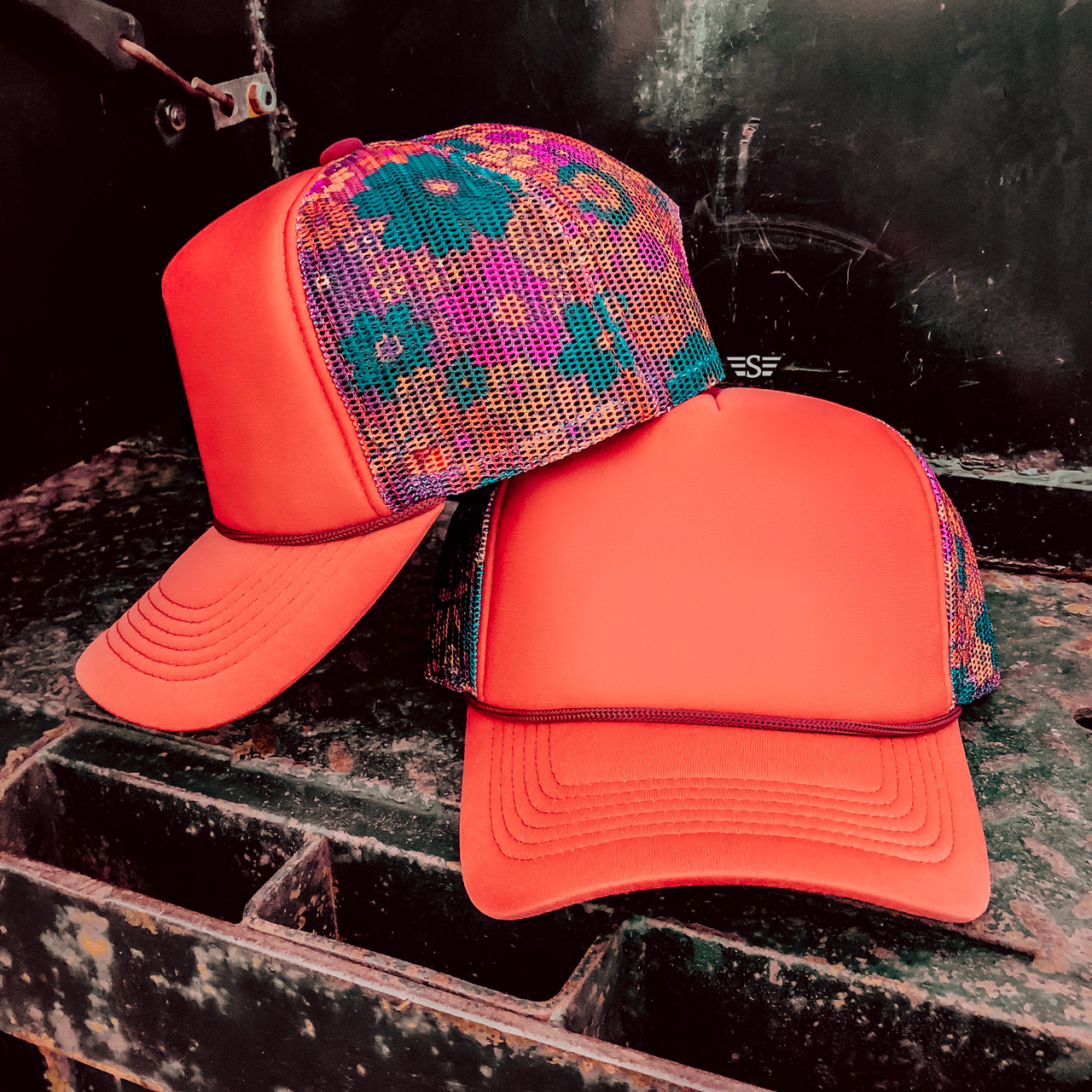 Floral Mesh Back Cap - Flying S Company