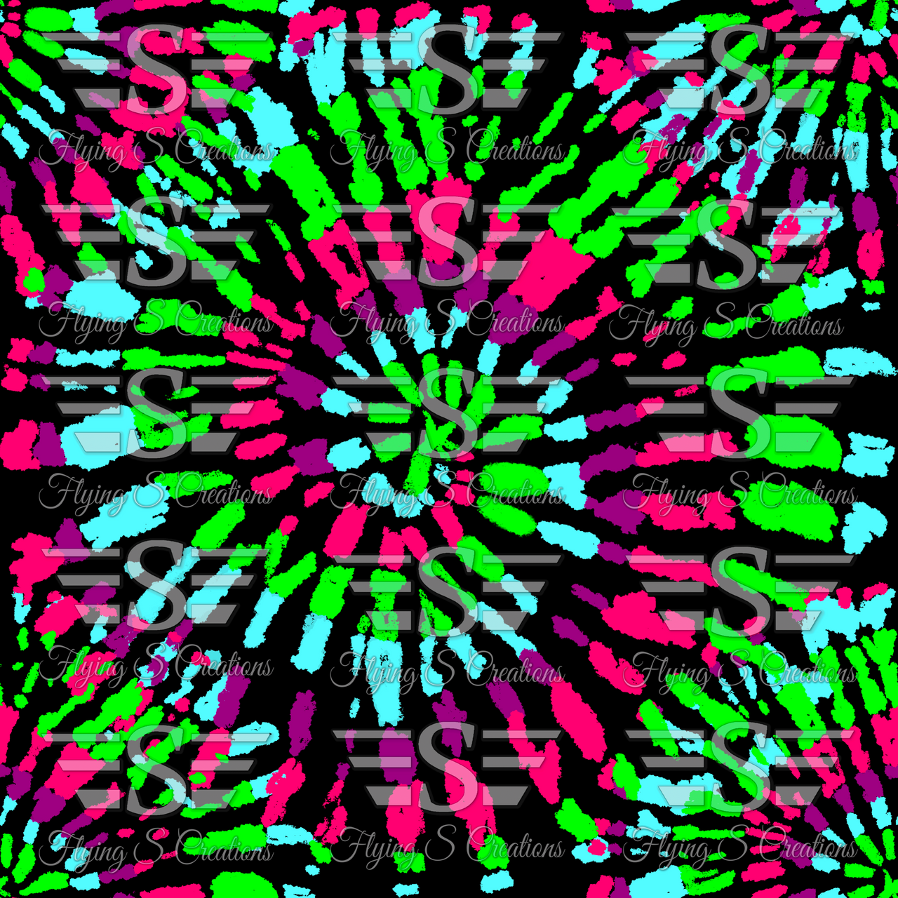 Neon Punk Tie Dye SEAMLESS file