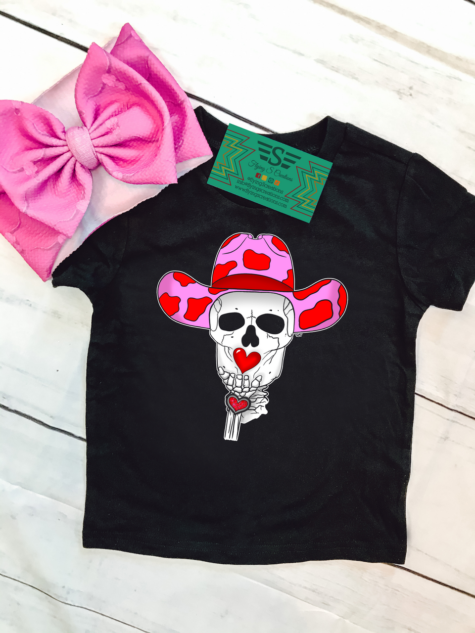girls-skeleton-kiss-tee-flying-s-company