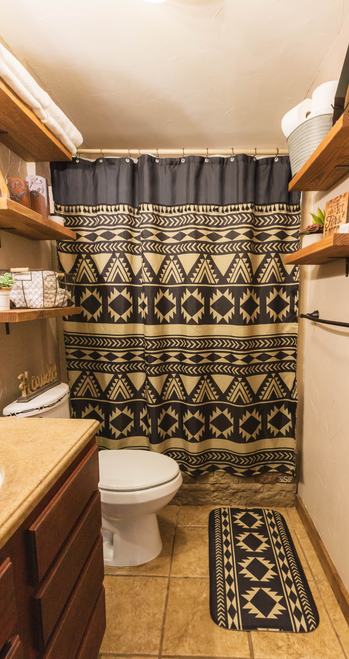 Cattle brand, livestock brand, brand, ranch, ranching, turquoise, aztec, pink, cowgirl, shower curtain, western bathroom, western rug, bathroom, bathroom decor, western decor, home decor, western home, ranch house