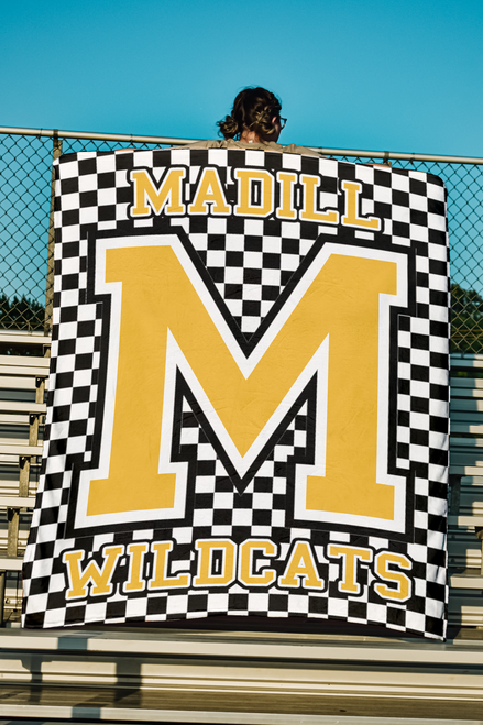 School Spirit, pep rally, mascot, school, school colors, cheerleading, football, baseball, softball, basketball, soccer, BLANKET, STADIUM BLANKET School Spirit, pep rally, mascot, school, school colors, cheerleading, football, baseball, softball, basketball, soccer, BLANKET, STADIUM BLANKET