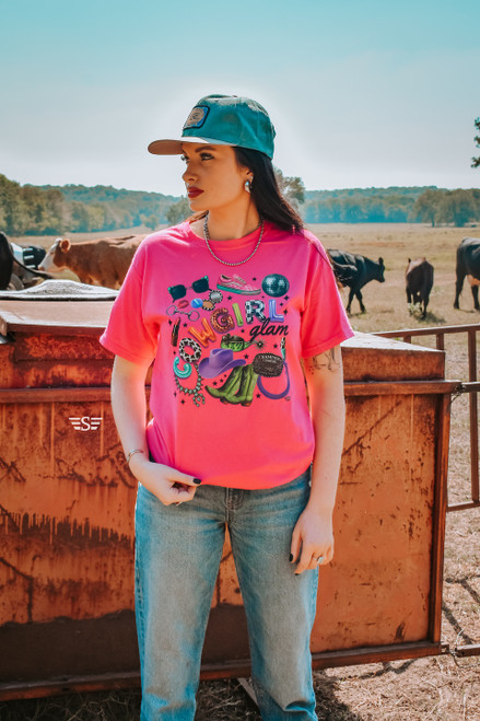 graphic tee, t-shirt, shirt, ranch, cattle, cattle women, rancher, western, punchy, ranchy, desert, cowboy, cowgirl, livestock, rodeo,  saddle,