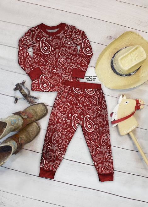 cowgirl, howdy, western, ranch, horse, cattle, rodeo, barrel racing, horse girl, jammies, pajamas, ranch, ranching, christmas