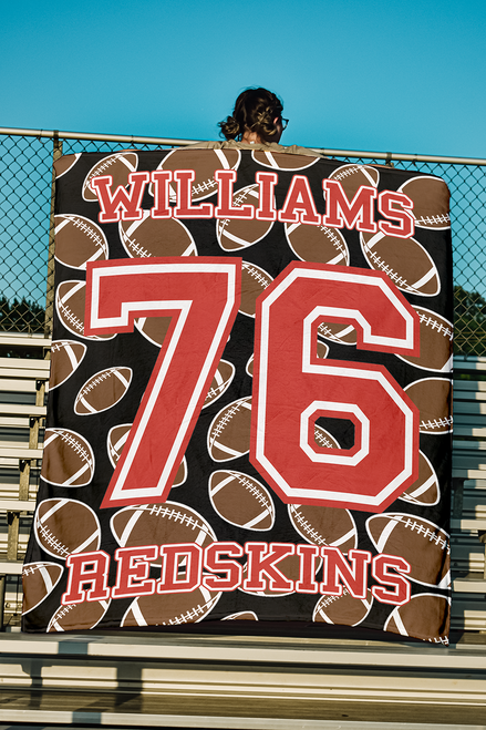 Personalized Name/Number Blanket - Sports Personalized Name/Number Blanket - Sports