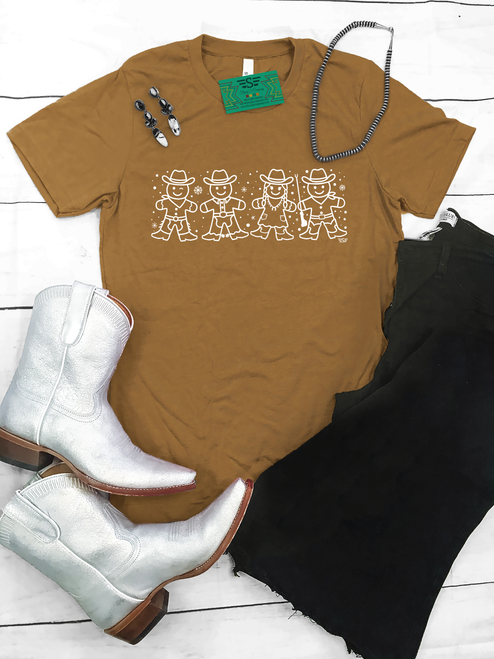 graphic tee, t-shirt, shirt, Christmas,merry christmas shirt, christmas graphic tee, holiday t-shirt, boutique christmas tee, festive shirt, santa hat tee, gingerbread man shirt, candy cane shirt, turquoise christmas shirt, pink bow tee, western christmas shirt, flying s company, christmas outfit, holiday gift idea, cute christmas tee, cowboy, gingerbread