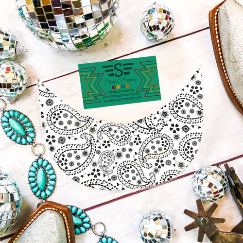 paisley, bandana, western, swirl, turquoise, neutral, bandana print, rodeo, ranch