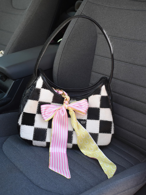 pink lemonade horseshoe twilly purse charm, twilly purse charm, purse scarf charm, handbag scarf accessory, purse bow charm, horseshoe purse charm, western purse accessory, handbag charm, twilly bag charm, western handbag accessory, purse handle accessory, horse lover purse charm, western boutique accessory, gold chain purse charm, cowgirl purse accessory, purse decoration, boutique handbag charm, horse themed accessory, western bag charm, twilly handbag charm