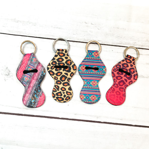 rodeo, cowboy, cowgirl, teacher gift, leopard, aztec, country, Western. Punchy. chapstick holder