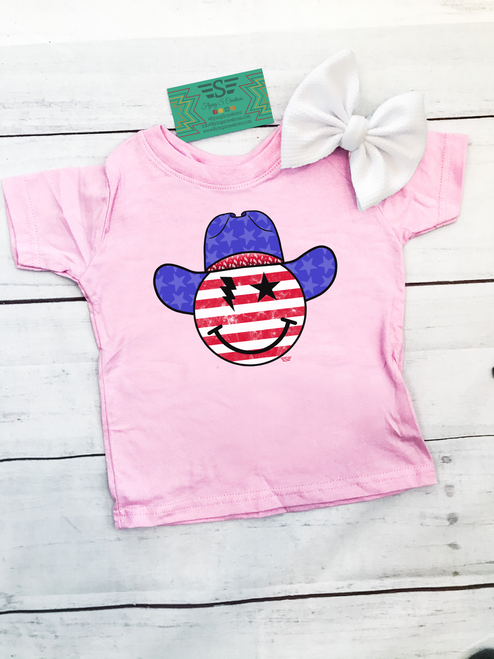 graphic tee, t-shirt, shirt, ranch, cattle, cattle women, rancher, western, punchy, ranchy, cowboy, cowgirl, smiley, smile, smilez, smiles, fourth of july, america, american, United States