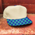 canvas front cap, red checkered hat, pink checker cap, game day trucker, Magna Pony™, ponytail cap, boutique baseball cap, trendy hat, red and pink gingham hat, western style cap, custom canvas hat, handmade women’s cap, Flying S Company