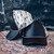Metallic, Silver foil, Lightning bolt pattern, Laser-cut design, Perforated shimmer, High-shine finish, Glossy black front, Statement cap, Bold and edgy, Trend-forward, Electric energy, Sleek and modern, Boutique style, Sport-luxe, High-contrast, Eye-catching, Reflective details, Lightweight and breathable, Premium look, Trucker style, cap, magna, magna pony, silver, black