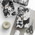 Black Cowhide Pattern Wrapping Paper Roll — Fun Cowprint-Inspired Gift Wrap for Birthdays & Parties