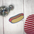 hot dog patch, food patch, summer patch, patriotic patch, fun patch, novelty patch, fourth of july, 4OJ