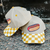 hot dog patch hat, checkered trucker hat, patriotic hot dog cap, retro trucker hat, summer BBQ hat, americana baseball cap, picnic aesthetic hat, checkered brim hat, vintage inspired trucker hat, novelty food hat, county fair hat, july 4th trucker hat, cookout baseball cap, boutique trucker hat, retro americana hat, hot dog graphic cap, summer festival hat, patriotic boutique hat, trendy trucker hat, western summer accessories