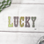 Lucky Fabric patch, lucky patch, St Patrick's Day patch, varsity chenille patch, Fabric lucky patch, hat patch, iron on patch, sew on patch, lucky hat patch, boutique patch, western boutique patch, shamrock patch, green patch, DIY apparel patch, custom hat patch
