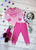 Howdy Cowgirl bamboo two piece set, girls bamboo pajamas, bamboo toddler pajama set, western girls pajamas, cowgirl bamboo outfit, pink western pajama set, boutique girls bamboo clothing, toddler western outfit, bamboo lounge set, cowgirl sleepwear, girls western clothing, bamboo jogger set, breathable bamboo pajamas, Flying S Company bamboo, western boutique pajamas