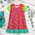 Leopard Tri bamboo gown, bamboo baby gown, pink leopard newborn gown, bamboo newborn sleeper, western baby gown, colorful bamboo baby clothes, hot pink leopard baby gown, infant bamboo sleep gown, boutique newborn outfit, soft bamboo gown, breathable bamboo baby clothing, western newborn clothes, baby sleep gown, leopard print baby outfit, Flying S Company