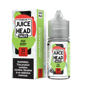 Indulge in the frosty symphony of Freeze Kiwi Berry by Juice Head Salts. This enticing nicotine salt e-liquid, formerly known as Strawberry Kiwi, captures the harmonious dance of sweet strawberries, tangy kiwi, and a breath of uplifting menthol, delivering a revitalizing burst of flavor. 30ml 50mg Indulge in the frosty symphony of Freeze Kiwi Berry by Juice Head Salts. This enticing nicotine salt e-liquid, formerly known as Strawberry Kiwi, captures the harmonious dance of sweet strawberries, tangy kiwi, and a breath of uplifting menthol, delivering a revitalizing burst of flavor. 30ml 50mg