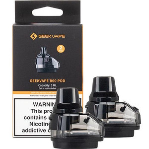 Upgrade your vaping experience with the Geek Vape B60 Aegis Boost 2 Replacement Pods. Designed for convenience and performance, these pods feature a 5mL refillable capacity, perfect for extended sessions without constant refills. Upgrade your vaping experience with the Geek Vape B60 Aegis Boost 2 Replacement Pods. Designed for convenience and performance, these pods feature a 5mL refillable capacity, perfect for extended sessions without constant refills.