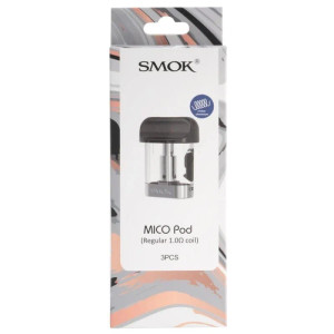 Introducing the SMOK MICO Pods (3-Pack), designed to provide a versatile and high-quality vaping experience with the SMOK MICO Pod System. These pods feature an ergonomically designed mouthpiece for comfortable use and a 1.7mL refillable juice capacity, making them perfect for on-the-go vaping. Introducing the SMOK MICO Pods (3-Pack), designed to provide a versatile and high-quality vaping experience with the SMOK MICO Pod System. These pods feature an ergonomically designed mouthpiece for comfortable use and a 1.7mL refillable juice capacity, making them perfect for on-the-go vaping.