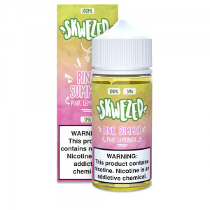 SKWEZED - Pink Summer 100mL
PREVIOUSLY NAMED: PINK LEMONADE
Take the senses on an exhilarating, thirst-quenching adventure from start to finish with Skwezed's Pink Lemonade e-juice! This sensational flavor is a phenomenal fusion of zesty lemon and a wonderful hint of popping pink that makes this e-juice bright and inviting, leaving individuals with a smile after each use. Skwezed's exceptional Pink Lemonade e-juice truly has a one of a kind taste from beginning to the end! Treat the taste buds to Skwezed's refreshing e-juice any day of the week! 100ml 3mg SKWEZED - Pink Summer 100mL
PREVIOUSLY NAMED: PINK LEMONADE
Take the senses on an exhilarating, thirst-quenching adventure from start to finish with Skwezed's Pink Lemonade e-juice! This sensational flavor is a phenomenal fusion of zesty lemon and a wonderful hint of popping pink that makes this e-juice bright and inviting, leaving individuals with a smile after each use. Skwezed's exceptional Pink Lemonade e-juice truly has a one of a kind taste from beginning to the end! Treat the taste buds to Skwezed's refreshing e-juice any day of the week! 100ml 3mg