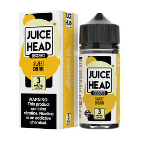 Indulge in the irresistible decadence of Sweet Cream by Juice Head—an exquisite e-liquid that takes the essence of crunchy vanilla wafers and elevates it with a lavish scoop of sweet whipped cream. This delectable dessert-inspired vape is a true testament to Juice Head's mastery in crafting premium flavors. 100ml 6mg