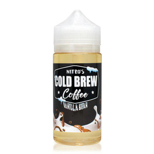 Vanilla Bean by Nitro's Cold Brew Coffee Series 100mL offers a robust and smooth flavor of real vanilla beans combined with cold brew coffee for an invigorating and delicious beverage. This smooth blend of coffee and vanilla extract contains no added sugars and is low in caffeine. 100ml 3mg Vanilla Bean by Nitro's Cold Brew Coffee Series 100mL offers a robust and smooth flavor of real vanilla beans combined with cold brew coffee for an invigorating and delicious beverage. This smooth blend of coffee and vanilla extract contains no added sugars and is low in caffeine. 100ml 3mg