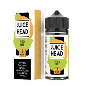 Peach Pear by Juice Head combines the best of orchard-fresh flavors, blending crisp, refreshing pear with the sweet, juicy taste of ripe peach. 100ml 3mg Peach Pear by Juice Head combines the best of orchard-fresh flavors, blending crisp, refreshing pear with the sweet, juicy taste of ripe peach. 100ml 3mg