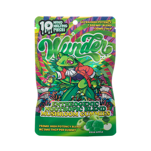 In today’s fast-paced world, WUNDER ENTHEOGENIC NOOTROPIC BLEND MUSHROOM GUMMIES – SOUR APPLE 7.5G + 20MG THCP provides a powerful way to enhance your mental performance. These gummies are designed to unlock your cognitive potential. Whether you’re a student aiming for academic success, a professional handling complex tasks, or someone wanting to improve daily life, these gummies can elevate your focus, memory, and creativity. In today’s fast-paced world, WUNDER ENTHEOGENIC NOOTROPIC BLEND MUSHROOM GUMMIES – SOUR APPLE 7.5G + 20MG THCP provides a powerful way to enhance your mental performance. These gummies are designed to unlock your cognitive potential. Whether you’re a student aiming for academic success, a professional handling complex tasks, or someone wanting to improve daily life, these gummies can elevate your focus, memory, and creativity.