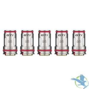 Features:
GTi 0.2ohm Coil
Recommended Wattage: 60-75W
Best: 70W Features:
GTi 0.2ohm Coil
Recommended Wattage: 60-75W
Best: 70W