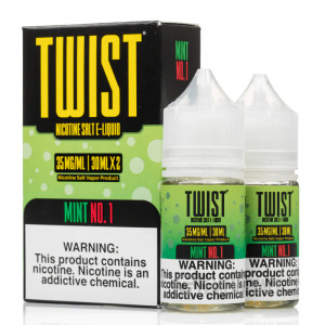 Introducing Mint No. 1 SALT by Twist E-Liquids, a delightful blend of sweet mint and menthol formulated with nicotine salt to deliver a refreshing wintry chill to your taste buds.  60ml 35mg Introducing Mint No. 1 SALT by Twist E-Liquids, a delightful blend of sweet mint and menthol formulated with nicotine salt to deliver a refreshing wintry chill to your taste buds.  60ml 35mg